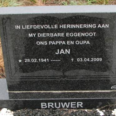 BRUWER Jan 1941-2009