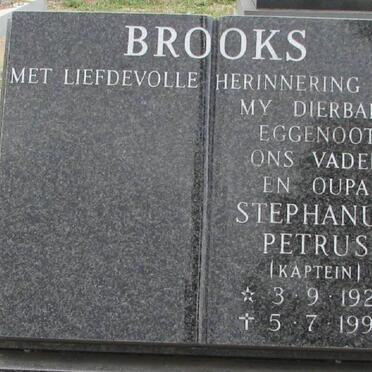 BROOKS Stephanus Petrus 1925-1994