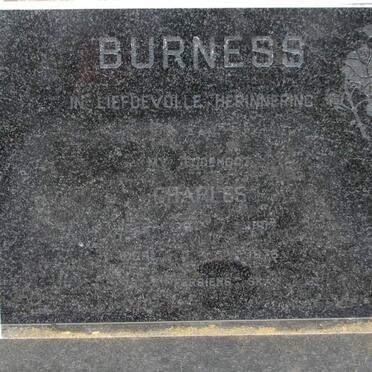 BURNESS Charles 1917-1976