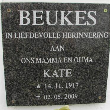 BEUKES Kate 1917-2009