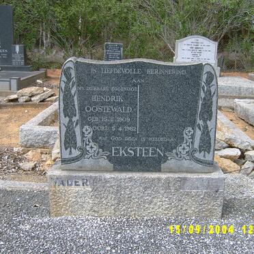 EKSTEEN Hendrik Oostewald 1909-1962