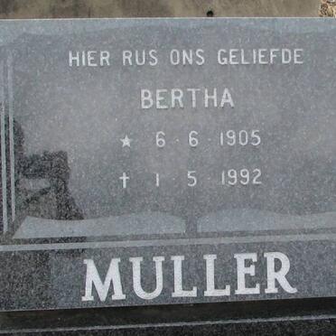 MULLER Bertha 1905-1992