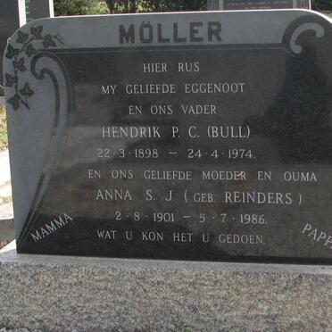 MOLLER Hendrik P.C. 1898-1974 &amp; Anna S.J. REINDERS 1901-1986