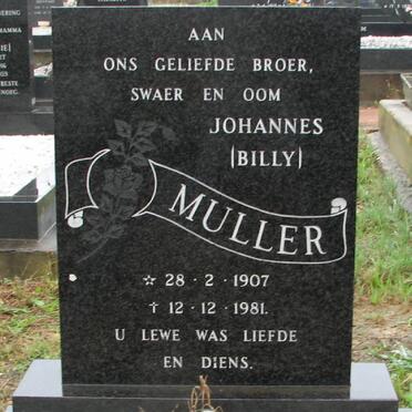 MULLER Johannes 1907-1981