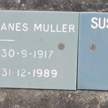 MULLER Matthys Johanes 1917-1909 &amp; Susanna Catharina EKSTEEN 1907-1983