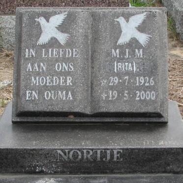 NORTJE M.J.M. 1926-2000
