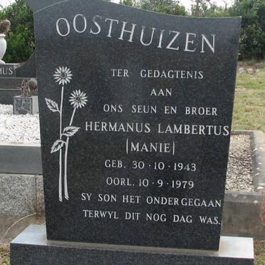 OOSTHUIZEN Hermanus Lambertus 1943-1979