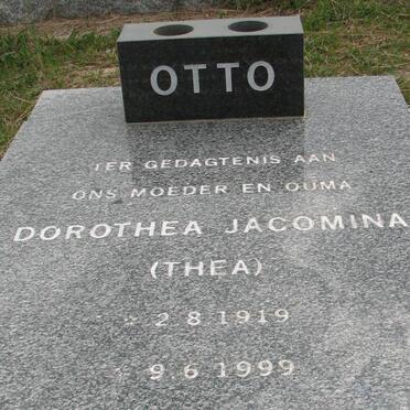 OTTO Dorothea Jacomina 1919-1999
