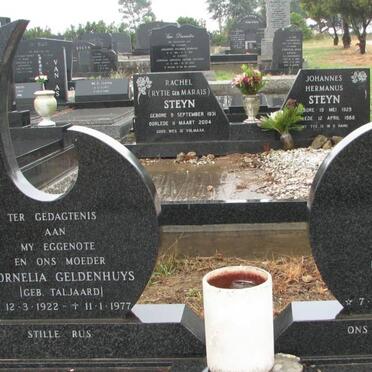 POTGIETER Johan 1922-1983 &amp; Cornelia Geldenhuys TALJAARD 1922-1977