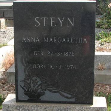 STEYN Anna Margaretha 1876-1974