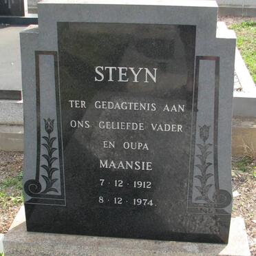 STEYN Maansie 1912-1974