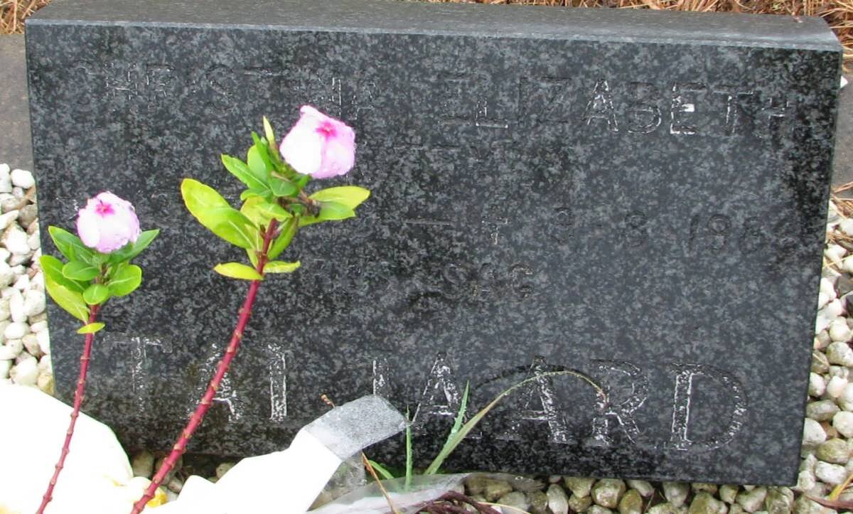 TALJAARD Christina Elizabeth -198?