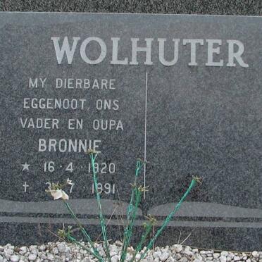 WOLHUTER Bronnie 1920-1991