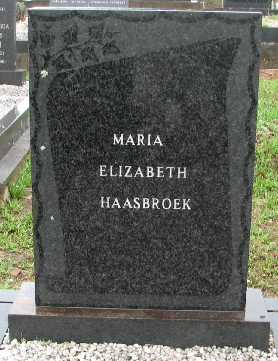 HAASBROEK Maria Elizabeth