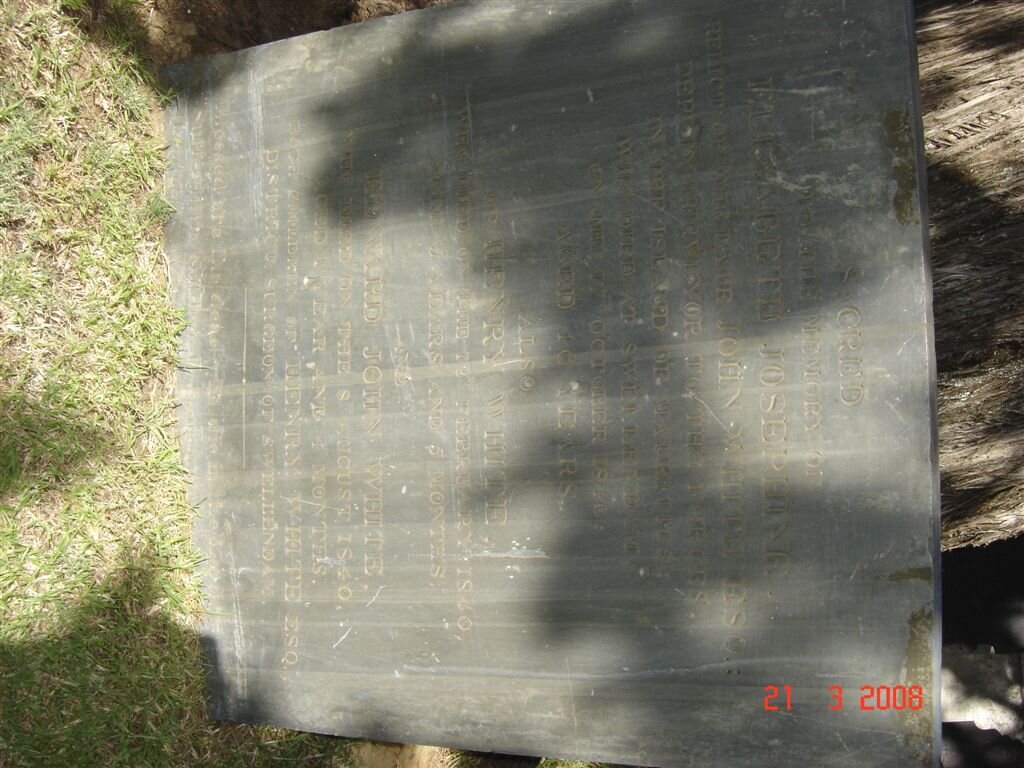 WHITE Elizabeth Josephine -1840 :: WHITE Henry -1840 :: WHITE Edward John -1840