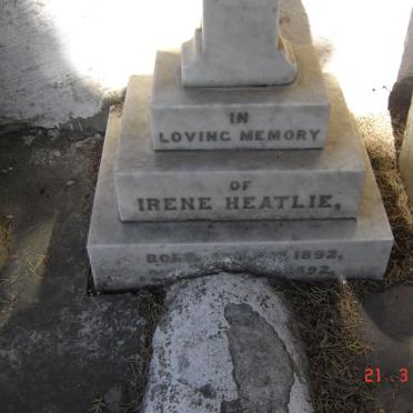 HEATLIE Irene 1892-1892