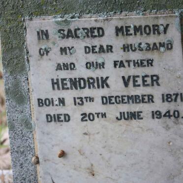 VEER Hendrik 1871-1940