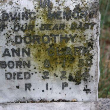 CLARK Dorothy Ann 1950-1954