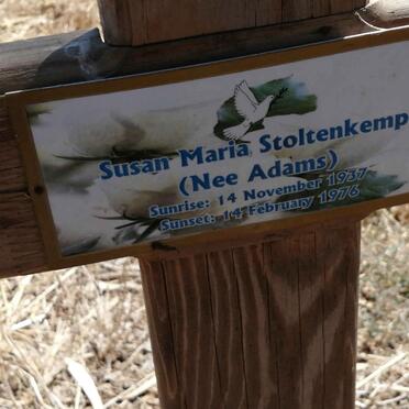 STOLTENKEMP Susan Maria nee ADAMS 1937-1976