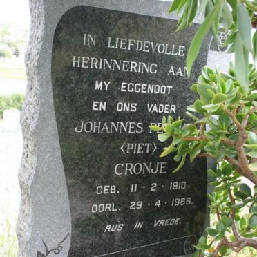 CRONJE Johannes Petrus 1910-1966