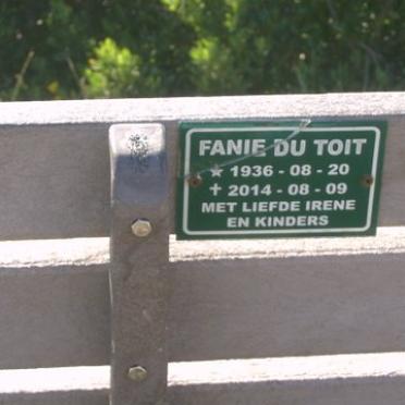 TOIT Fanie, du 1936-2014