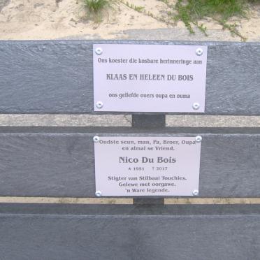 BOIS Nico, du 1951-2017 :: DU BOIS Klaas &amp; Heleen