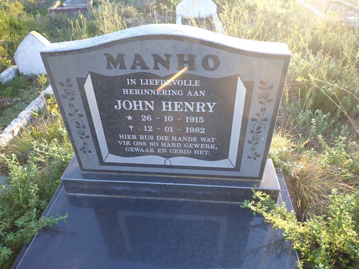 MANHO John Henry 1915-1982