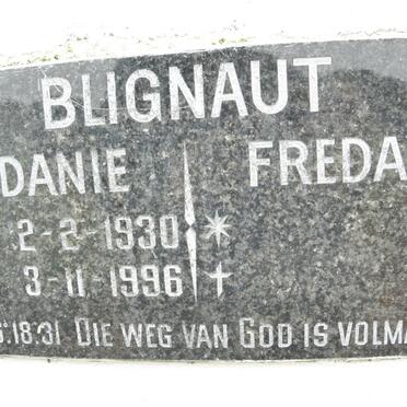 BLIGNAUT Danie 1930-1996 &amp; Freda