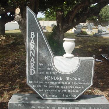 BARNARD Hendre 1967-1989