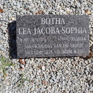BOTHA Lea Jacoba Sophia 1919-2014