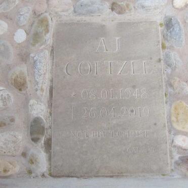 COETZEE A.J. 1948-2019