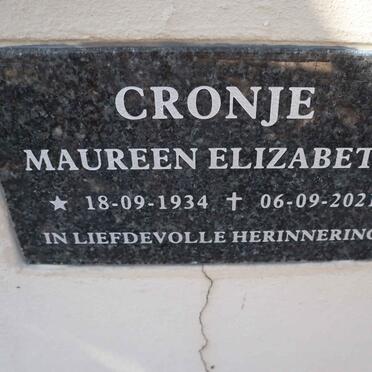 CRONJE Maureen Elizabeth 1934-2021