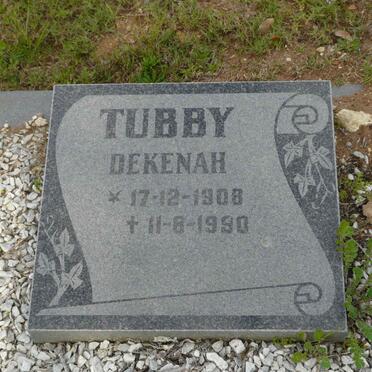 DEKENAH Tubby 1908-1990