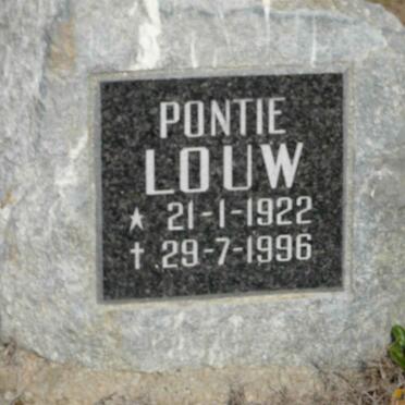 LOUW Pontie 1922-1996