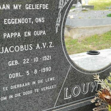 LOUW Jacobus A.V.Z. 1921-1990