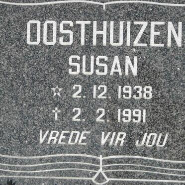 OOSTHUIZEN Susan 1938-1991