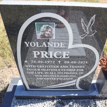 PRICE Yolande 1972-2021