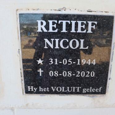 RETIEF Nicol 1944-2020