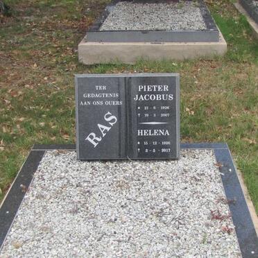 RAS Pieter Jacobus 1926-2007 &amp; Helena 1926-2017