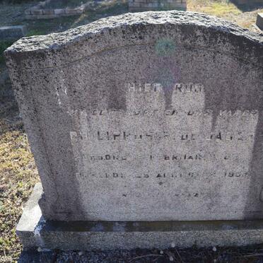 JAGER Philippus R.,de 1871-1954