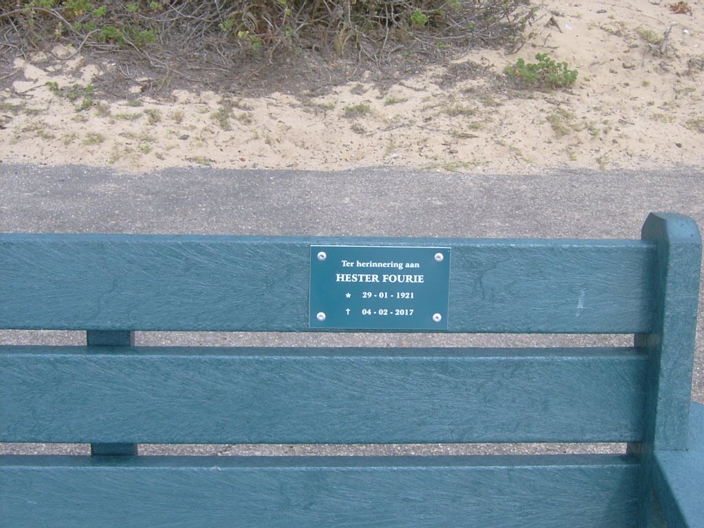 FOURIE Hester 1921-2017