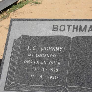 BOTHMA J.C. 1928-1990