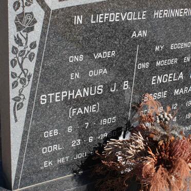 BADENHORST Stephanus J.B. 1905-1980 &amp; Engela E. MARAIS 1904-1974 