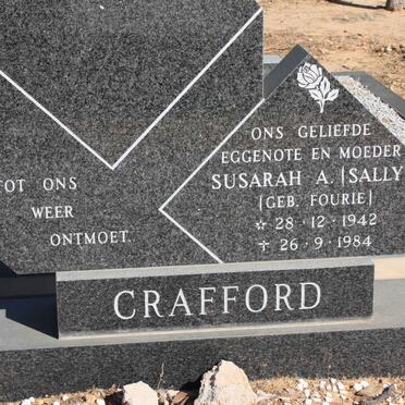 CRAFFORD Susarah A. nee FOURIE 1942-1984