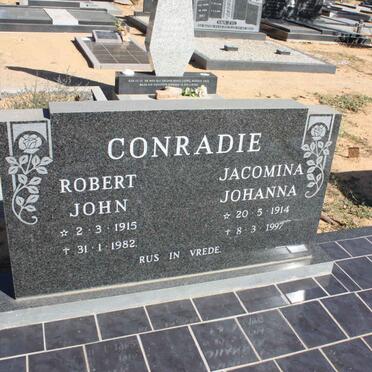 CONRADIE Robert John 1915-1982 &amp; Jacomina Johanna 1914-1997