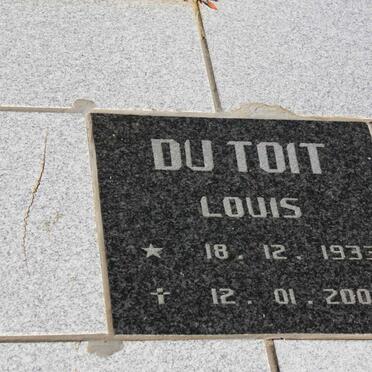 CRAFFORD Cornelis Petrus 1917-1994 &amp; Renschie Johanna 1936- :: DU TOIT Louis 1933-2004