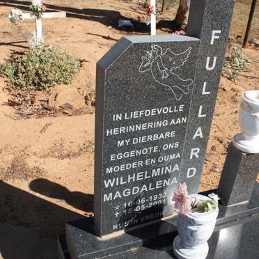 FULLARD Wilhelmina Magdalena 1932-2001