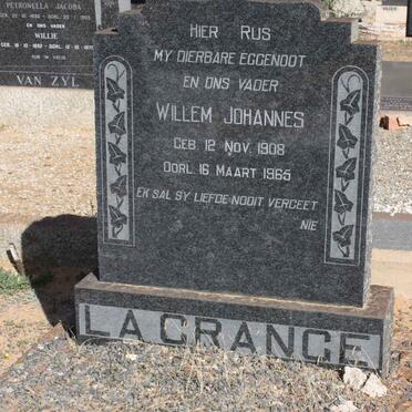 GRANGE Willem Johannes, la 1908-1965 