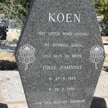 KOEN Louis Johannes 1942-1980