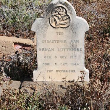LOTTERING Sarah 1917-1944